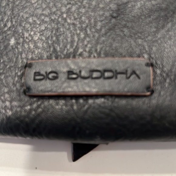 Big Buddha Black 3-pocket Clutch - Picture 3 of 12